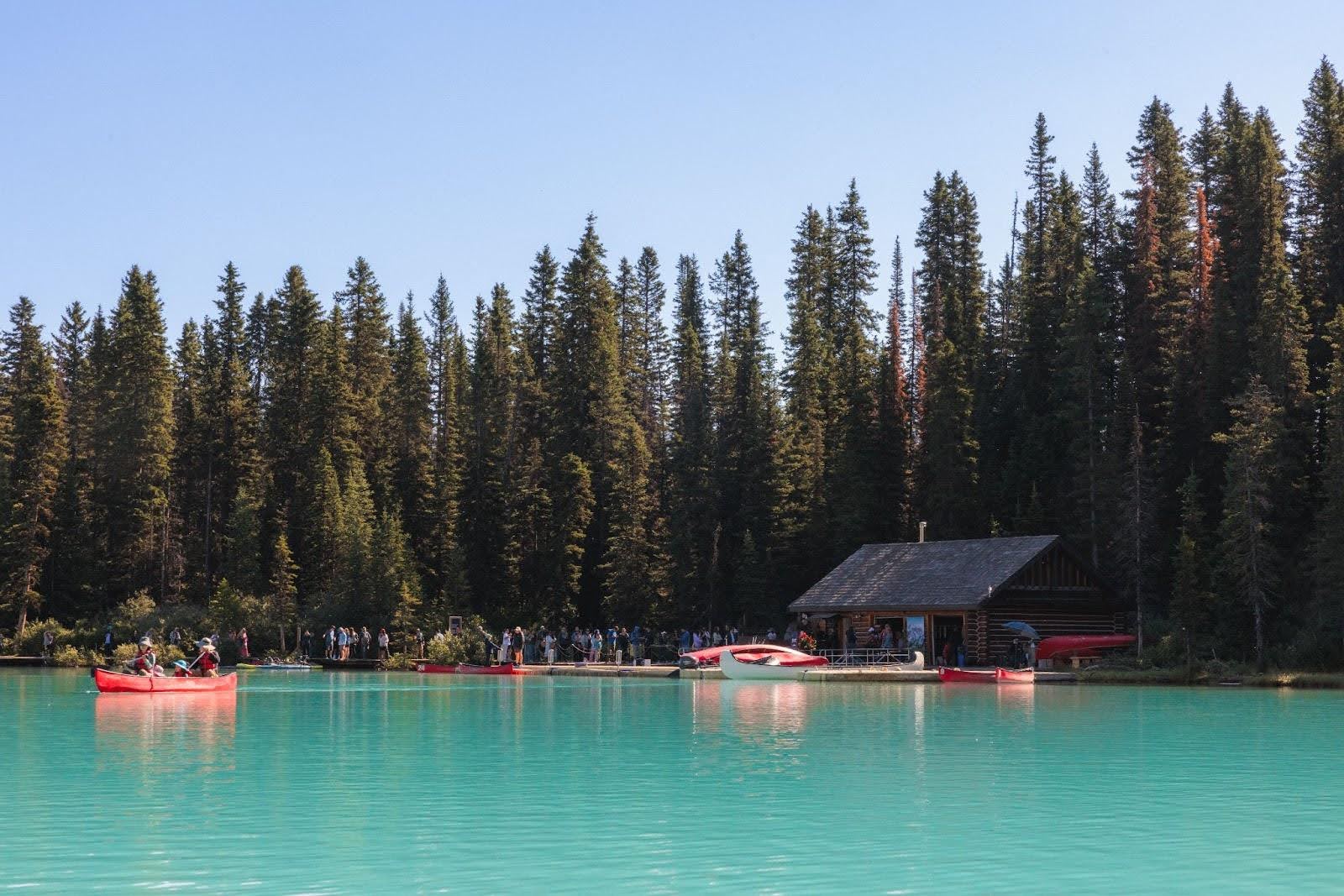Lake Louise Canoe
