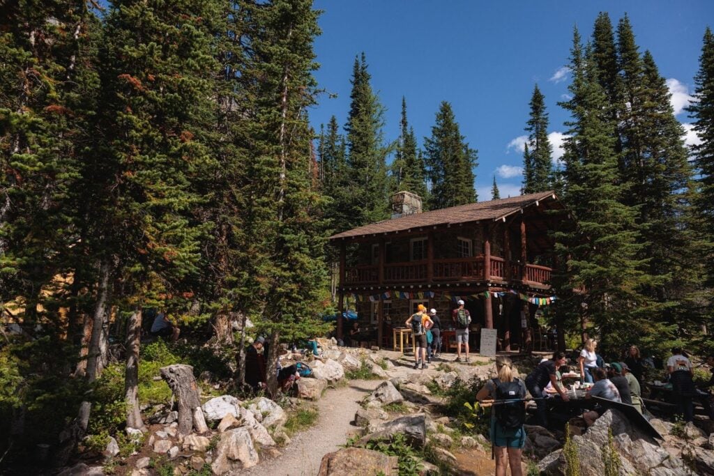 Teahouse from Lake Louise